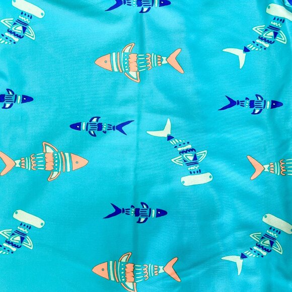 Carter's One Piece Rashguard Swimsuit | Baby Boys | 18 months | Sharks | Blue - Picture 6 of 9
